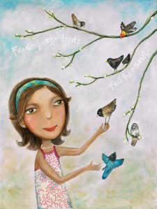 Feeding the Birds, by Joanna Dover